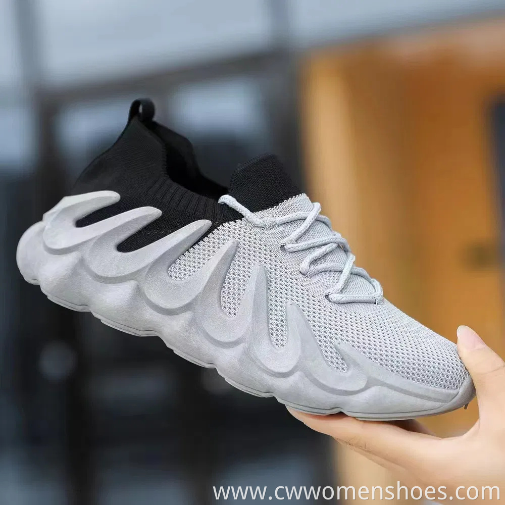 New Trendy Fashion Matching Color Sock Zapatillas Lady Sport Sneaker Women Slip on Shoes Customize Brand Fly Knitting Ladies Casual Tennis Athletic Shoes